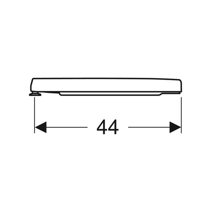 Geberit 300 Basic S8H51204000G toiletzitting met deksel wit