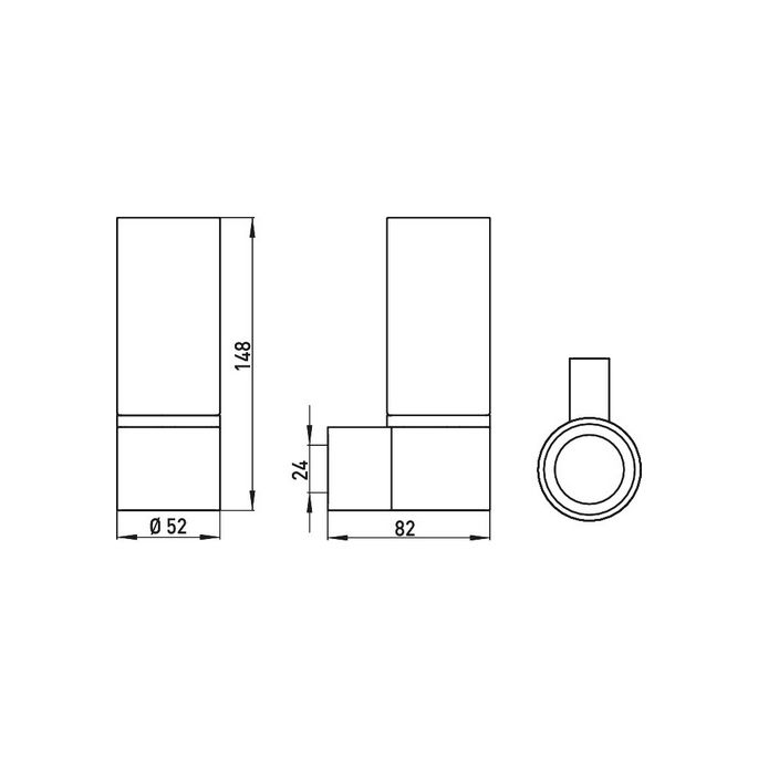 Emco System 2 352000100 glashouder chroom (OUTLET)