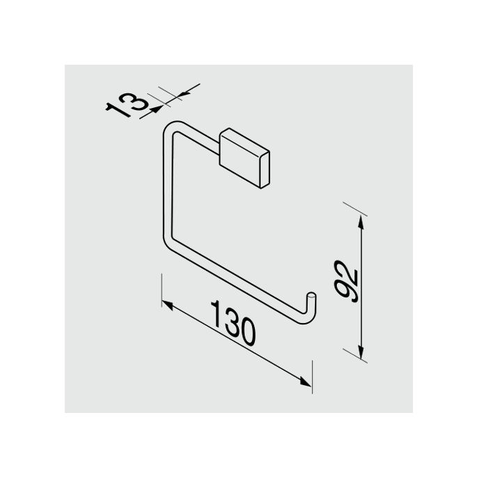 Geesa AIM 91840902 toiletrolhouder chroom