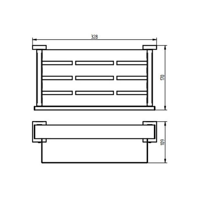 Haceka Edge 1208813 flaconhouder grafiet