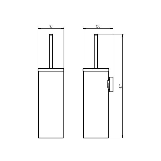 Haceka Kosmos 1208730 closetborstel grafiet