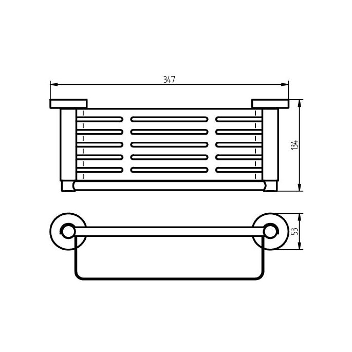 Haceka Kosmos 1208741 flaconhouder grafiet