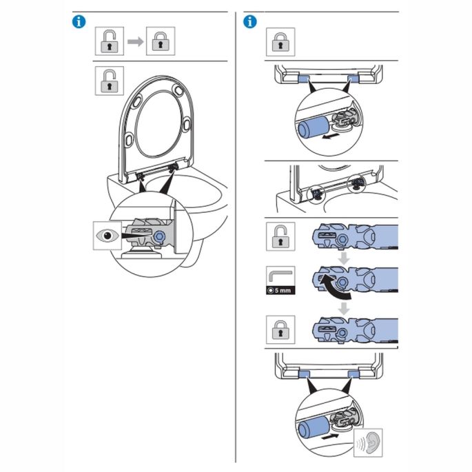 Geberit Renova 573025000 toiletzitting met deksel wit