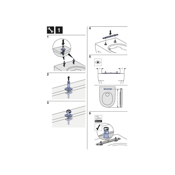 Geberit myDay 575410000 toiletzitting met deksel wit