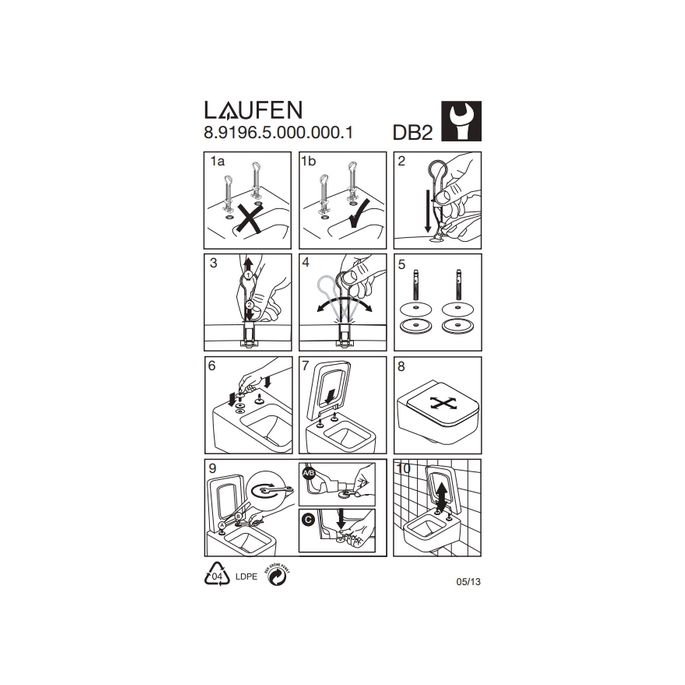 Laufen Pro S 8919600000001 toilet seat with lid white