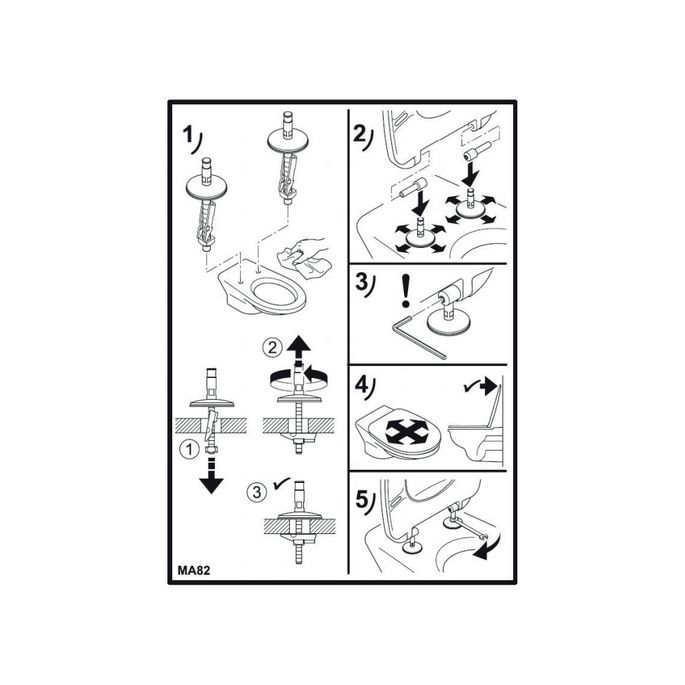 Villeroy en Boch Architectura 9M836101 toiletzitting met deksel wit