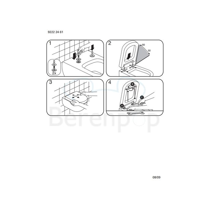 Villeroy en Boch Subway 2.0 9M68Q1R2 toiletzitting met deksel wit (Star White CeramicPlus) *niet meer leverbaar*