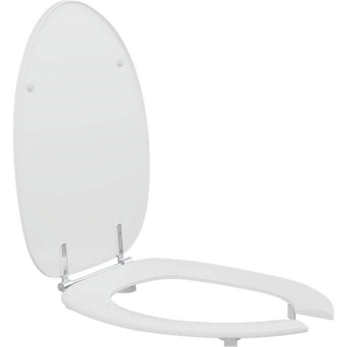 Pressalit Dania non contact R38000-D92999 toiletzitting met deksel wit
