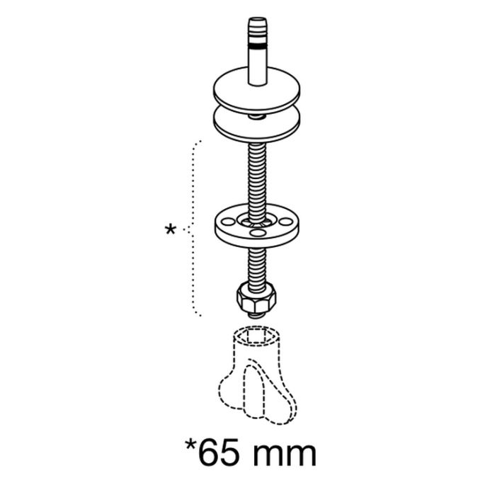 Pressalit 300+ 1130000-DM2999 toiletzitting met deksel wit