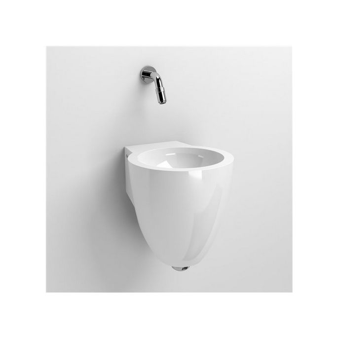 Clou Flush 6 CL0308061 Mineralmarmor Handwaschbecken 27cm weiß
