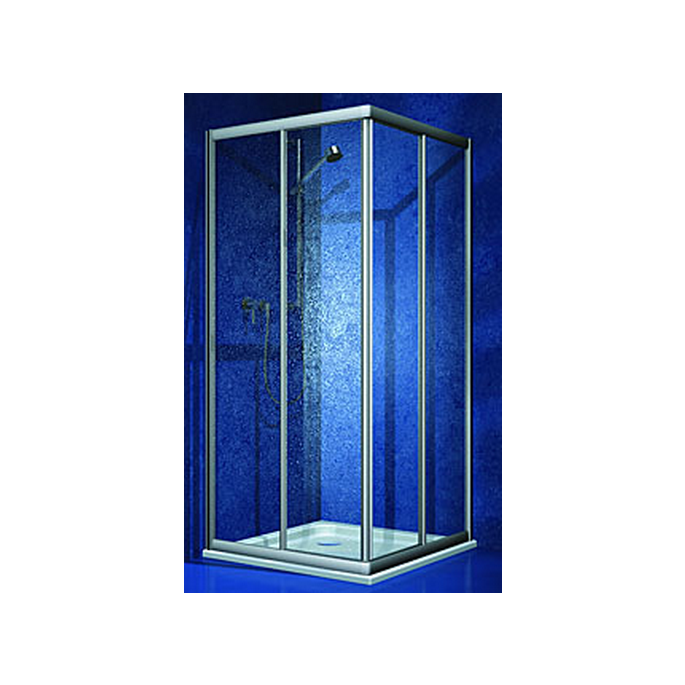 Koralle S300 S8L41983 ( L41983 ) complete strip set for corner shower 2-part with sliding doors and quarter round with sliding doors
