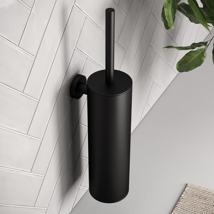 Brauer 5-S-151 toiletborstelset hangend mat zwart
