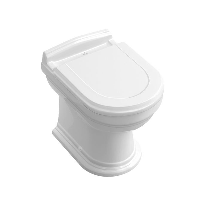 Villeroy en Boch Hommage 8809S6R1 toiletzitting met deksel wit (White Alpin CeramicPlus)