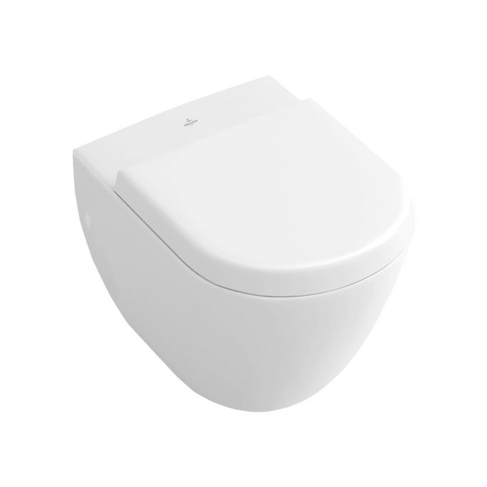 Villeroy en Boch Subway Compact 9M66Q1R2 toiletzitting met deksel wit (Star White CeramicPlus) *niet meer leverbaar*