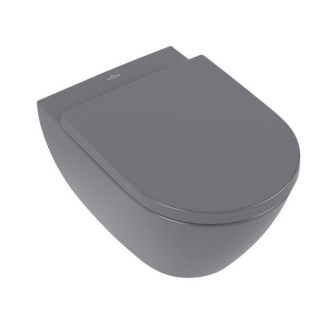 Villeroy en Boch Subway 3.0 8M42S1i4 toiletzitting met deksel grafiet