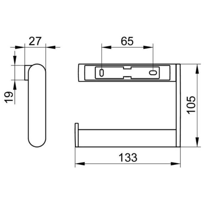 Keuco Plan 19701011490 accessoireset (toiletset) chroom (OUTLET)