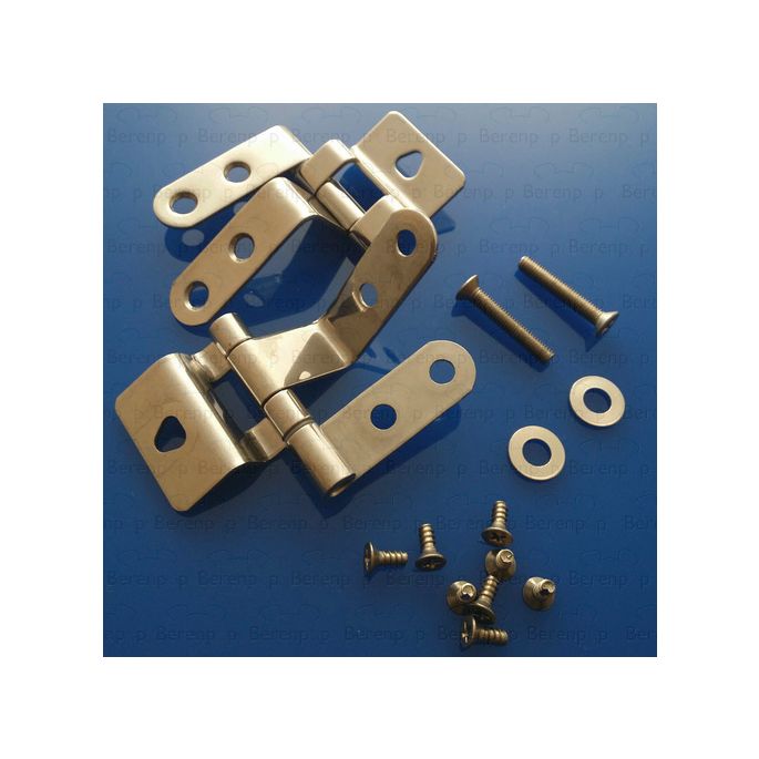 Keramag Cavelle - Visit 598180000 set van 2 scharnieren voor toiletzitting chroom