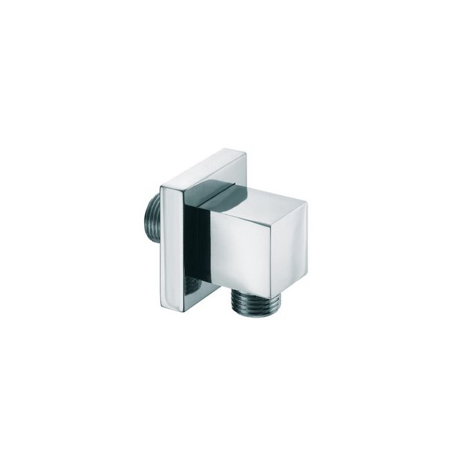 Bossini V00240 wandaansluitbocht chroom (OUTLET)