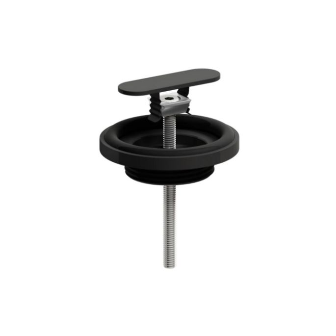 Clou CL1060300021 afvoerplug en sifonaansluiting t.b.v. (New) Flush en First fonteinen, mat zwart