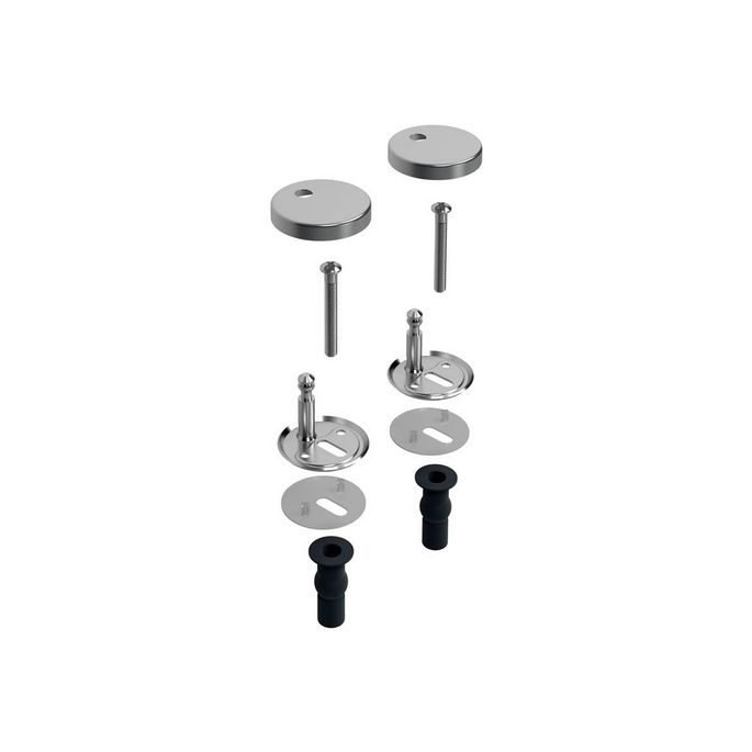 Clou First CL10884002 set scharnieren t.b.v. Clou First toiletzitting CL0406030