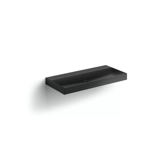 Clou New Wash Me CL0230434 wastafel 90x42cm mat zwart keramiek