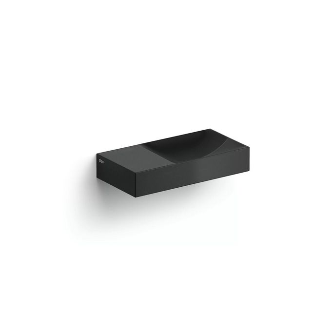 Clou Vale CL0330161L fontein 38x19cm zonder kraangat links mat zwart keramiek