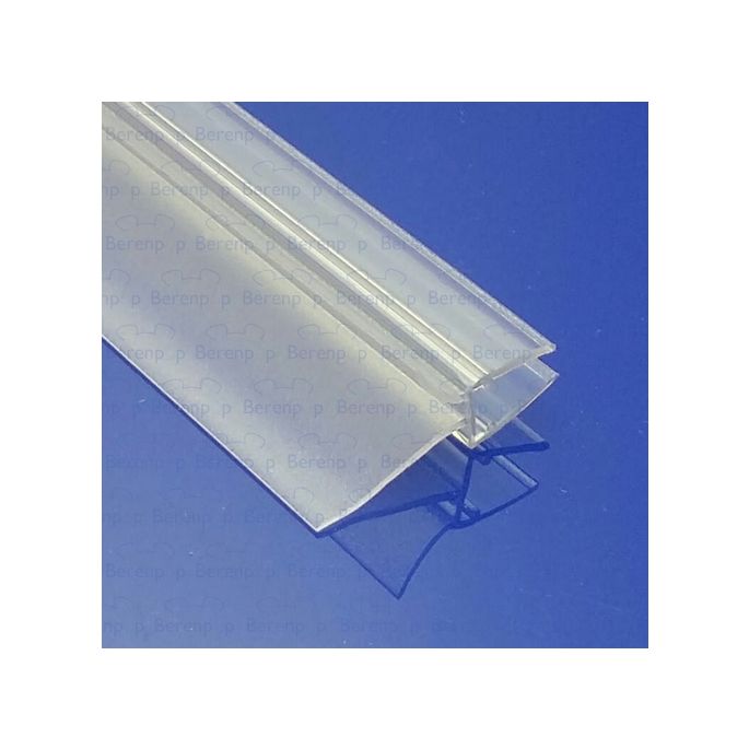 Exa-Lent Universal DS051006 - G06207100 helder doucheprofiel 1 flap 1 flapje 100cm - 6mm