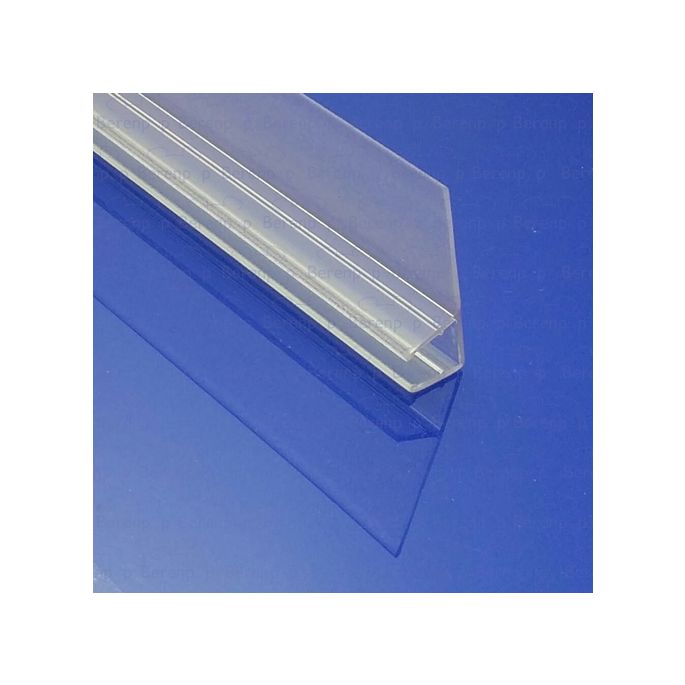 Exa-Lent Universal DS091008 - G08014100 helder doucheprofiel 1 flap horizontaal 100cm - 8mm