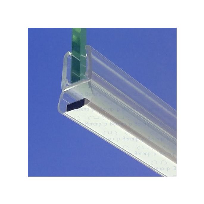 Exa-Lent Universal monsterstukje doucherubber type DS14 - 2cm lengte en geschikt voor glasdikte 6mm - magneet recht