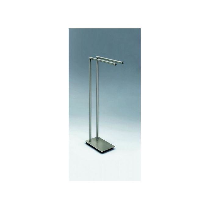 Decor Walther 0504834 Straight 2 handdoekhouder standaard geborsteld nikkel