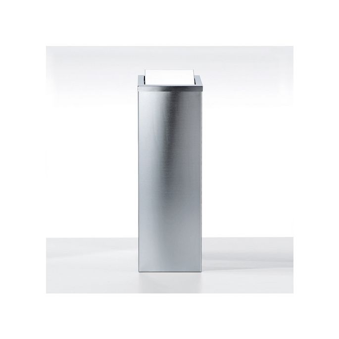 Decor Walther 0611376 DW 1013 afvalbak met swingdeksel 60x20x20cm RVS geborsteld