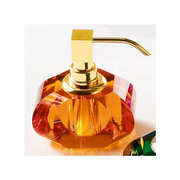 Decor Walther Crystal 0924481 KR SSP zeepdispenser (goud pompje) Amber Crystal