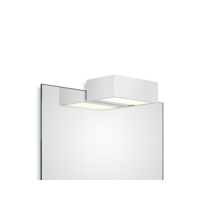 Decor Walther 0420150 BOX 1-15 N LED spiegellamp dimbaar 15x10cm mat wit