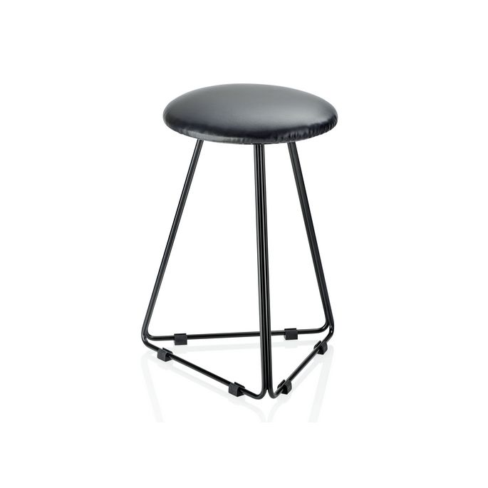 Decor Walther 0508760 DW 71 krukje kunstleder mat zwart