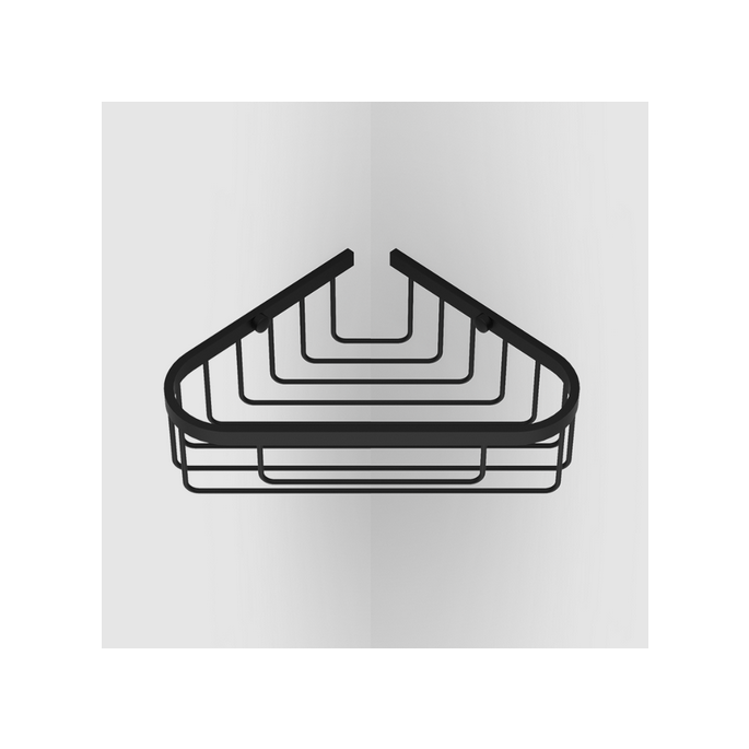 Decor Walther 0705100 DW 228 hoekdraadkorf mat zwart