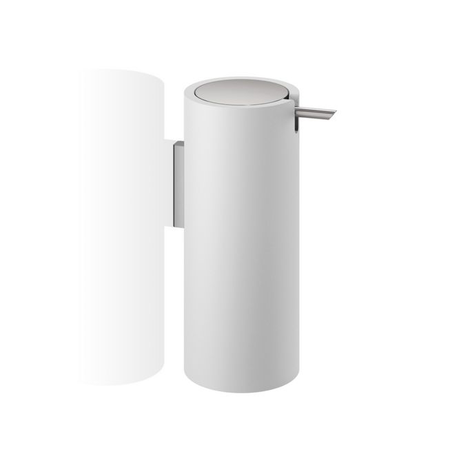 Decor Walther 0972255 Stone WSP wand zeepdispenser RVS geborsteld/ wit