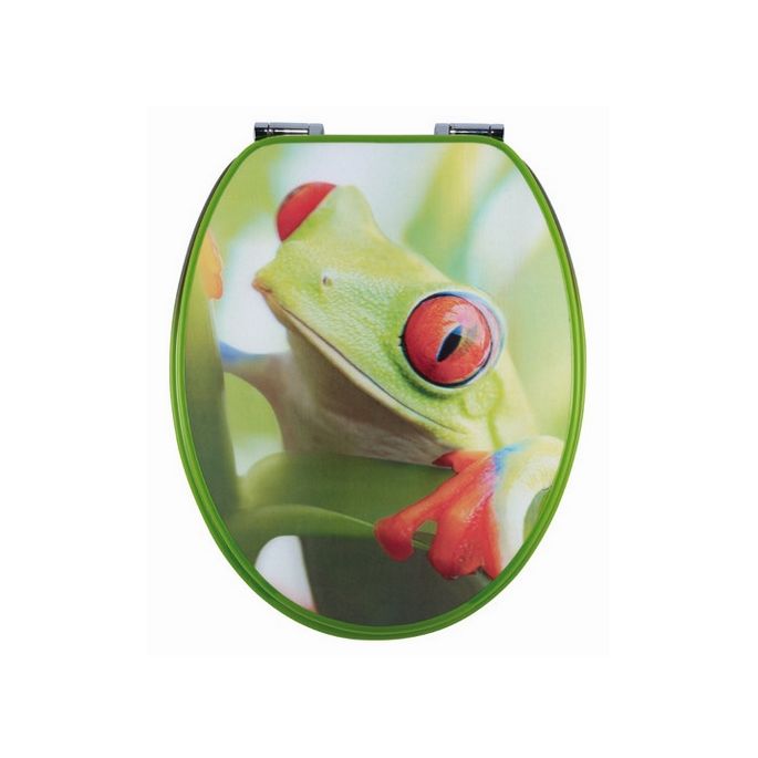 Diaqua Paris 3D 31171001 toiletzitting met deksel 3D motief Frog