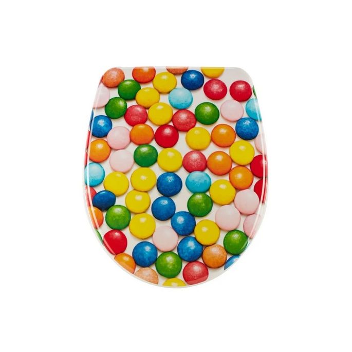 Diaqua Nice 31171250 toiletzitting met deksel motief Colorful