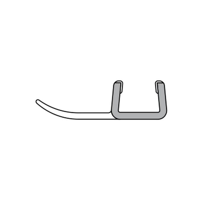 Duka GUMB734-L afdichtprofiel 195cm transparant, 6mm