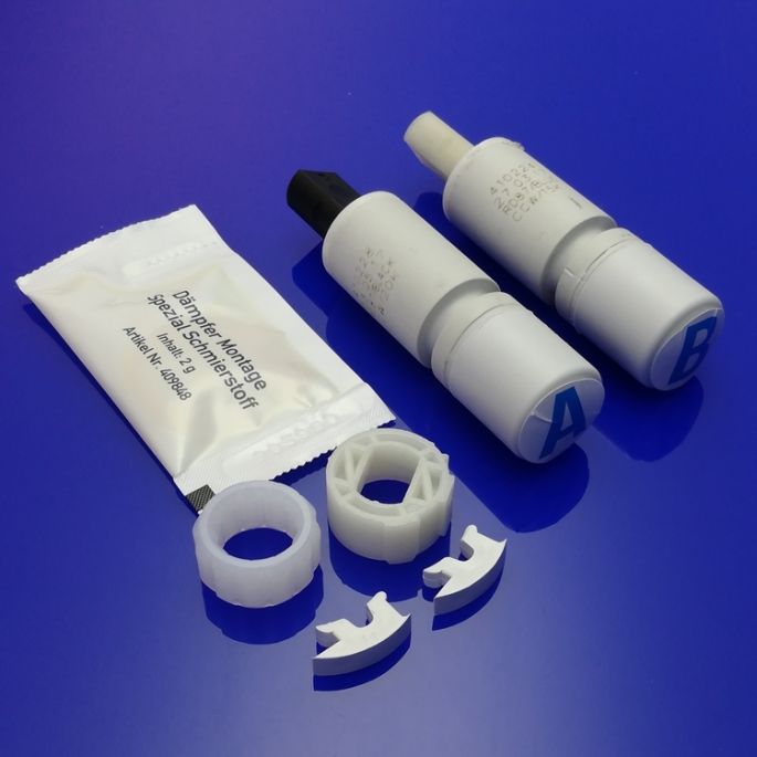 Duravit D-Code 1004470000 softclose cilinder voor toiletzitting D-Code 006739 (set van 2)