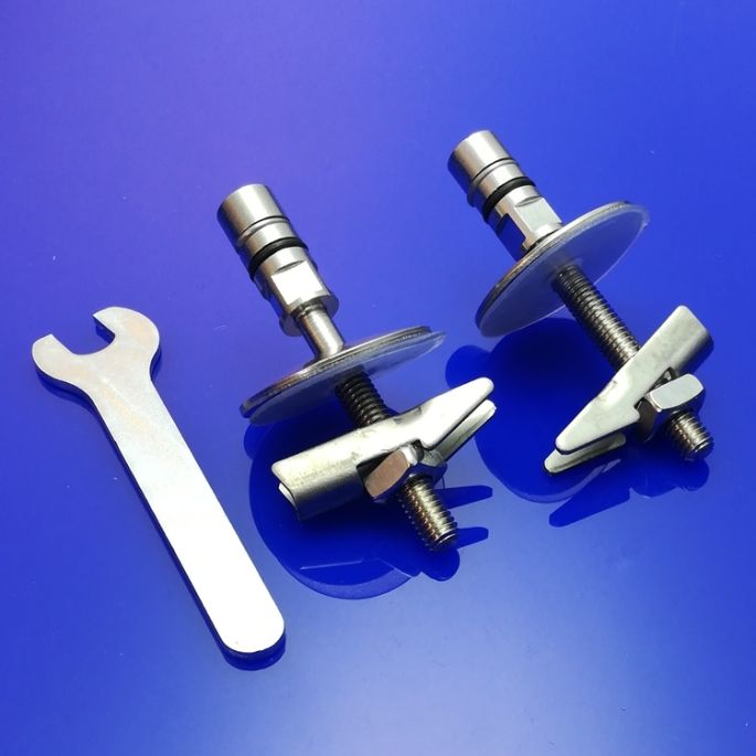 Duravit DuraStyle 0061761000 scharnierset voor toiletzitting DuraStyle 006379