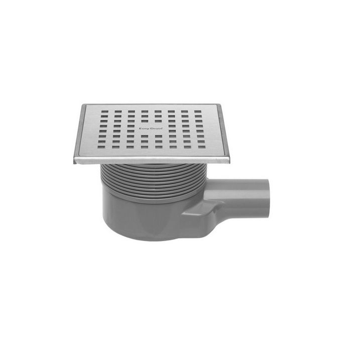 Easy Drain Aqua Plus Quattro AQUA+15X15MSI6 doucheput 15x15cm zijuitloop