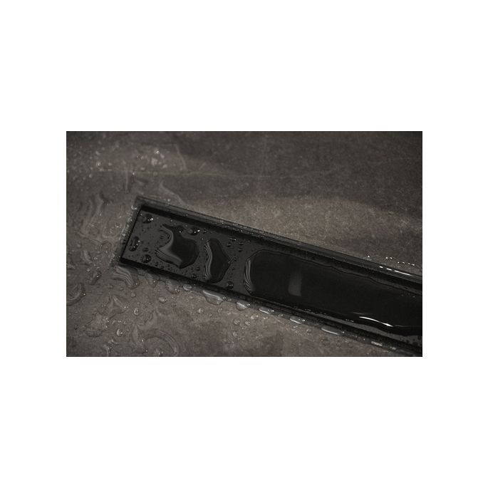 Easy Drain Compact 30 TAF Black EDM1TAFZM50030B douchegoot 50cm zijuitloop