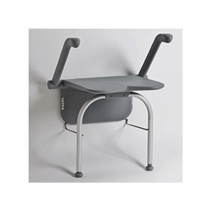 Etac Relax 81708030 douchezitting met armsteunen en steunpoten Volcano grijs
