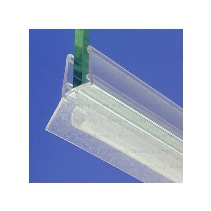 Exa-Lent Universal DS131006 kwartrond helder doucheprofiel 1 flapje 1 rondje 100cm - 6mm