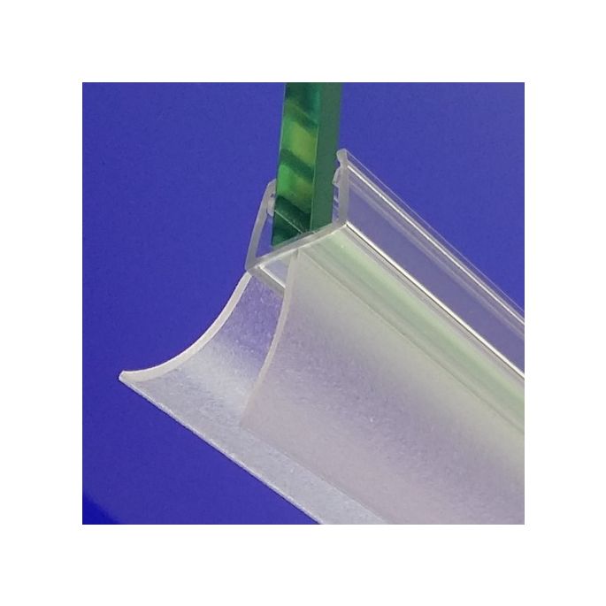 Exa-Lent Universal DS272008 helder doucheprofiel 2 lange flapjes 200cm - 8mm