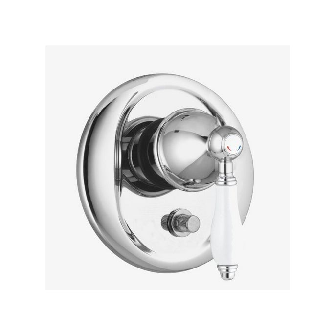 Fima Carlo Frattini Herend F5409X2OR inbouw bad/ douchekraan 1-greeps met 2 weg omstelling (2 uitgangen) goud