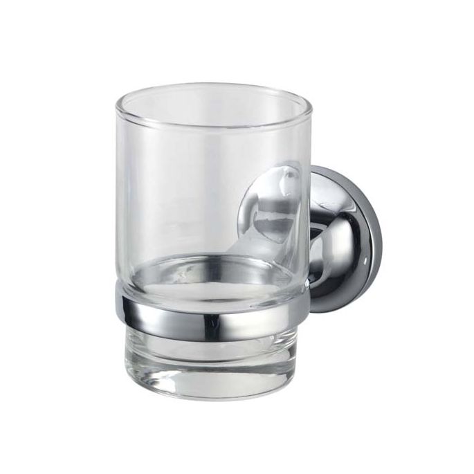 Haceka Aspen 1111994 glashouder helder glas/ chroom