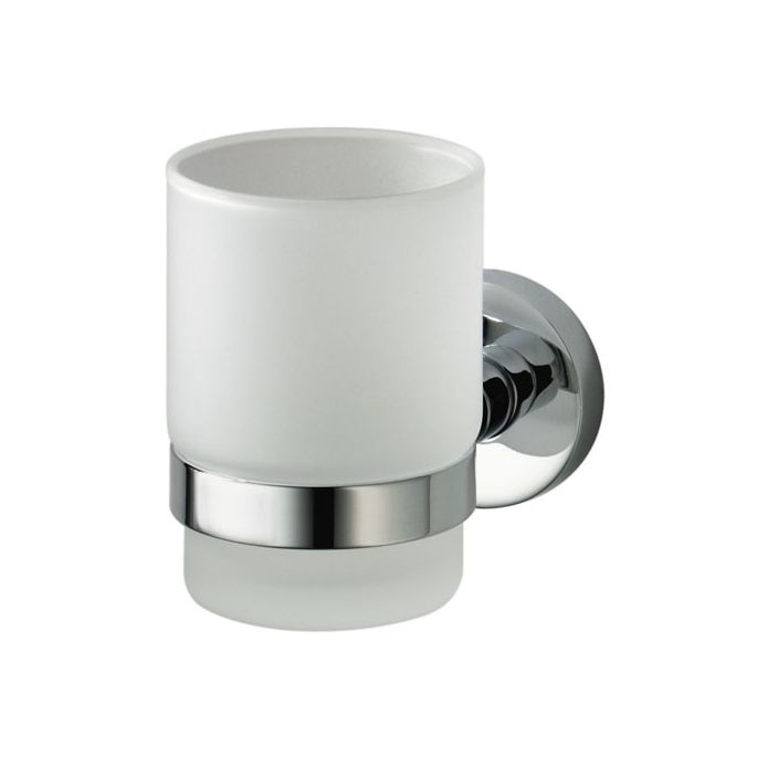 Haceka Kosmos 1115476 glashouder gesatineerd glas/ chroom