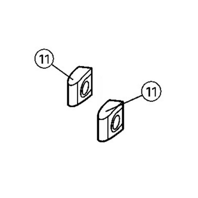 Huppe 2002, 051699 set grepen *niet meer leverbaar*